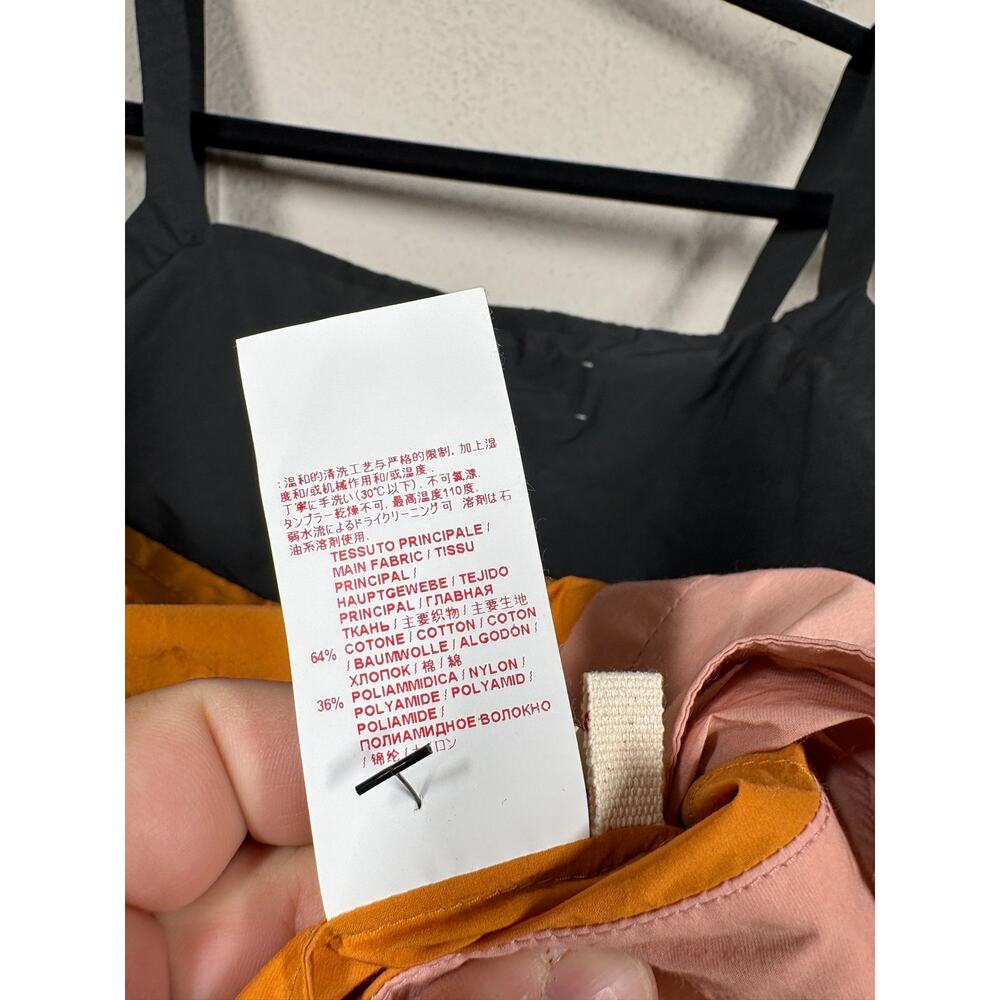 Marni 38/2 US Colorblock Asymmetric Tank Top Pink Black Cotton Plated Italy - Picture 9 of 9